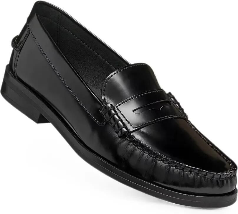 Geox Noemen penny loafers met gepolijste afwerking Zwart - Foto 2