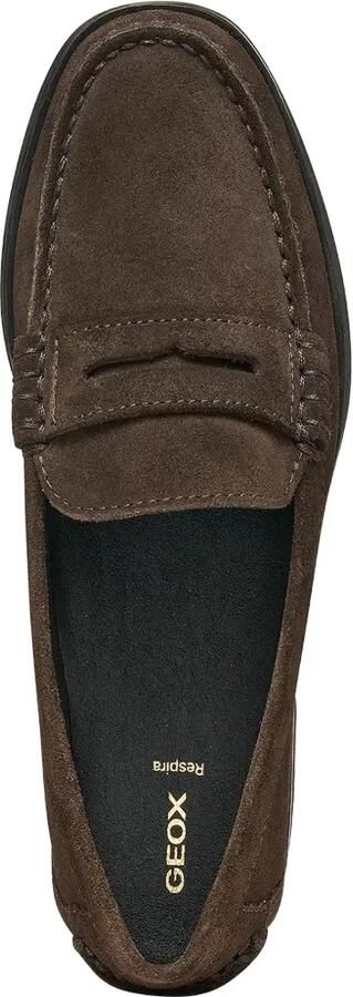 Geox Noemen suède loafers Bruin - Foto 4