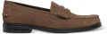 Geox Noemen suède penny loafers Bruin - Bruin