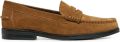 Geox Noemen suède penny loafers Bruin - Bruin
