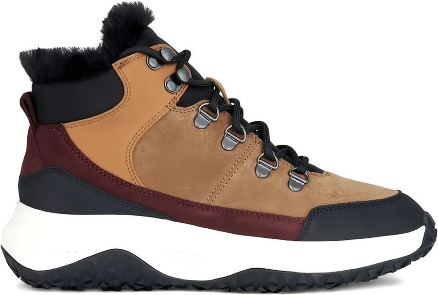 Geox Oliviera enkellaarzen Bruin