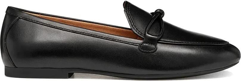 Geox Palmaria loafers met geknoopt detail Zwart