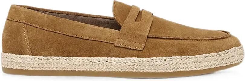 Geox Pantelleria suède espadrilles Bruin