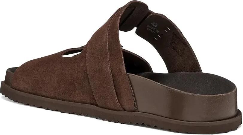 Geox Parnaiba leren sandalen met gespsluiting Bruin - Foto 3