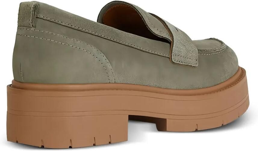 Geox Penny loafers met plateauzool Groen - Foto 3