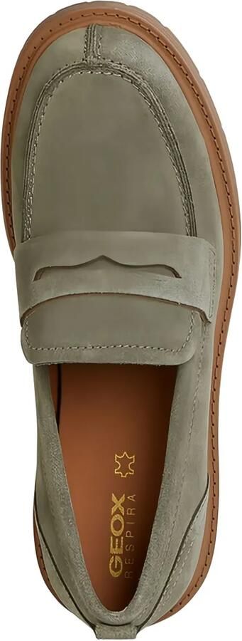 Geox Penny loafers met plateauzool Groen - Foto 5