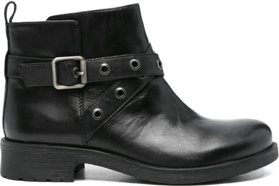 Geox Rawelle biker boots Zwart
