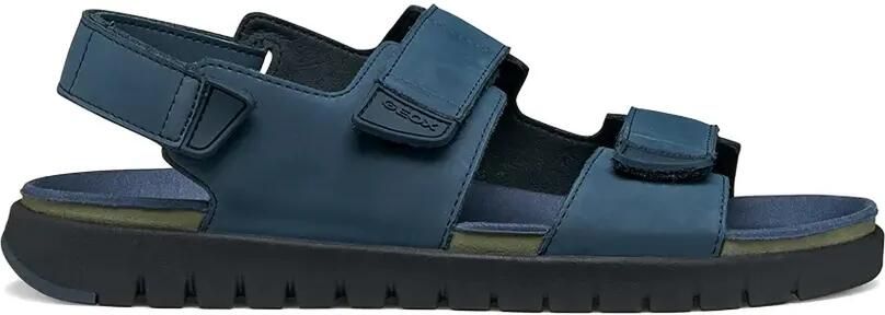 Geox Respira sandalen met klittenband Blauw