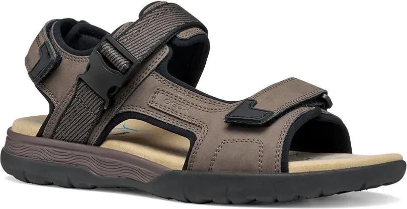 Geox Sandalen met klittenband en gespsluiting Bruin - Foto 4