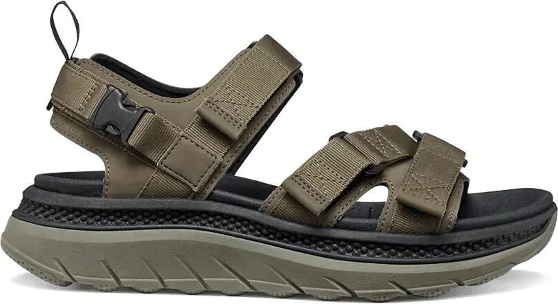 Geox Sandalen met klittenband en gespsluiting Groen