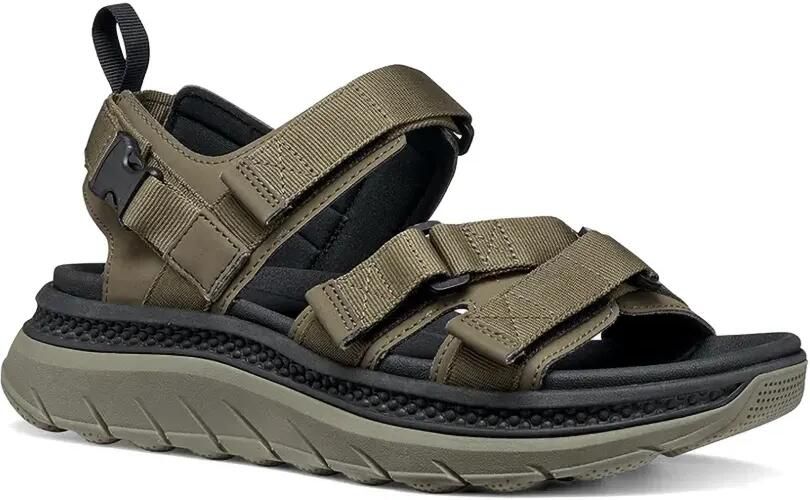Geox Sandalen met klittenband en gespsluiting Groen - Foto 4