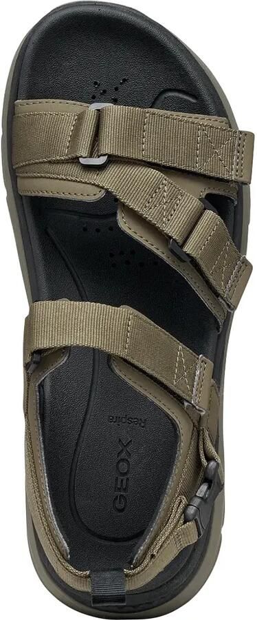 Geox Sandalen met klittenband en gespsluiting Groen - Foto 5