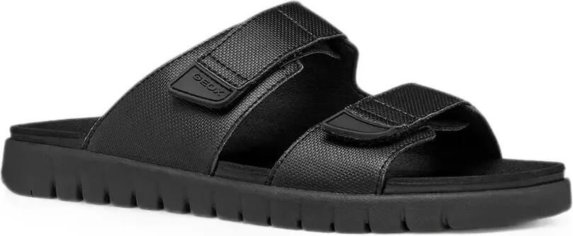 Geox Sandalen met klittenband en textuur Zwart - Foto 5
