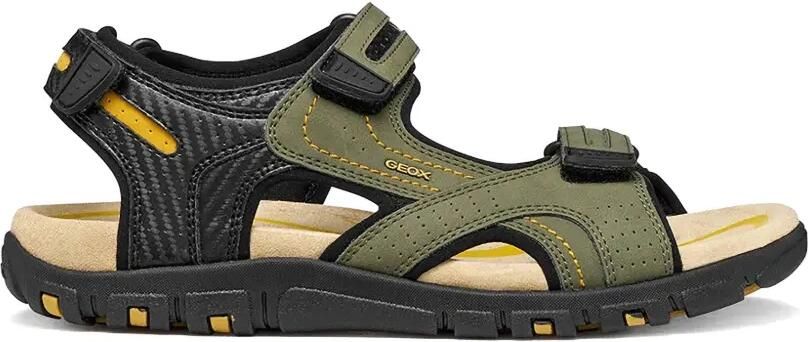 Geox Sandalen met klittenband Groen