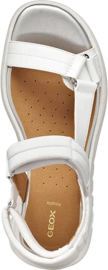 Geox Sandalen met plateauzool Wit - Foto 5