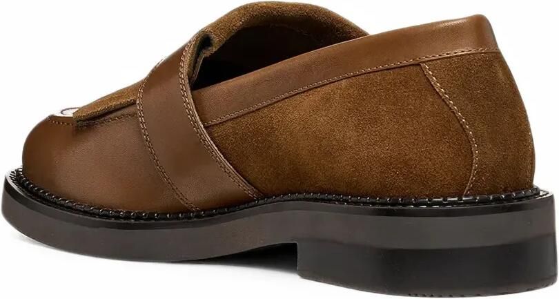 Geox Serilda loafers met franje Bruin - Foto 2