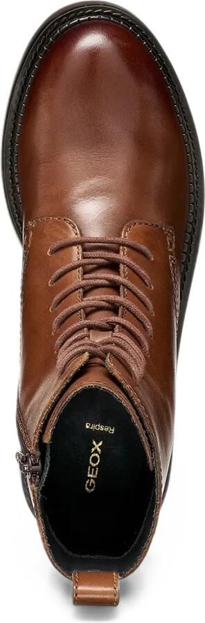Geox Serilda leather ankle boots Bruin - Foto 4