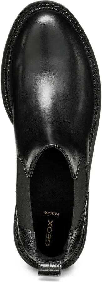 Geox Serilda leather ankle boots Zwart - Foto 3