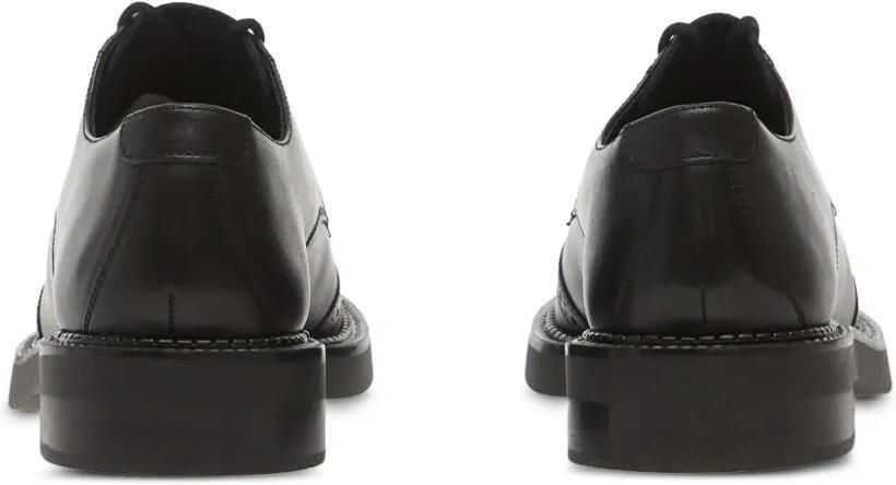 Geox Serilda leren derby schoenen met brogue-detail Zwart - Foto 2