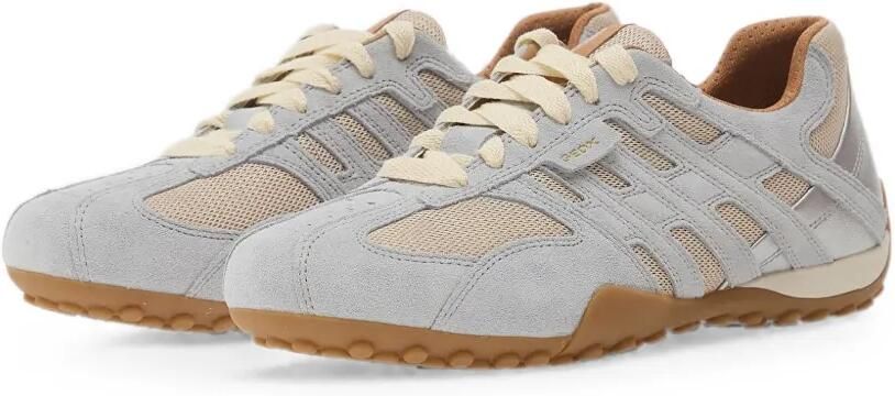 Geox Snake Original sneakers met mesh vlakken Grijs - Foto 3