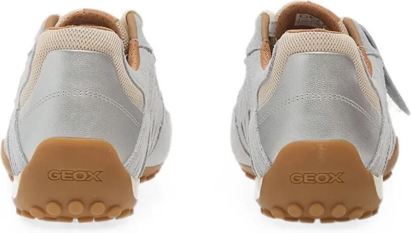 Geox Snake Original sneakers met mesh vlakken Grijs - Foto 2