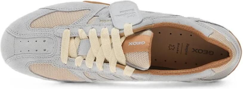 Geox Snake Original sneakers met mesh vlakken Grijs - Foto 4