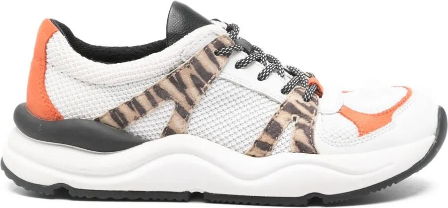 Geox Sneakers met dierenprint Wit