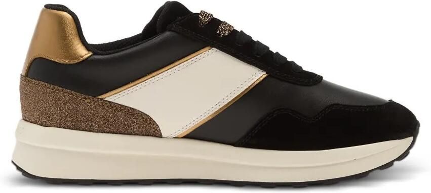Geox Sneakers met glitter Zwart