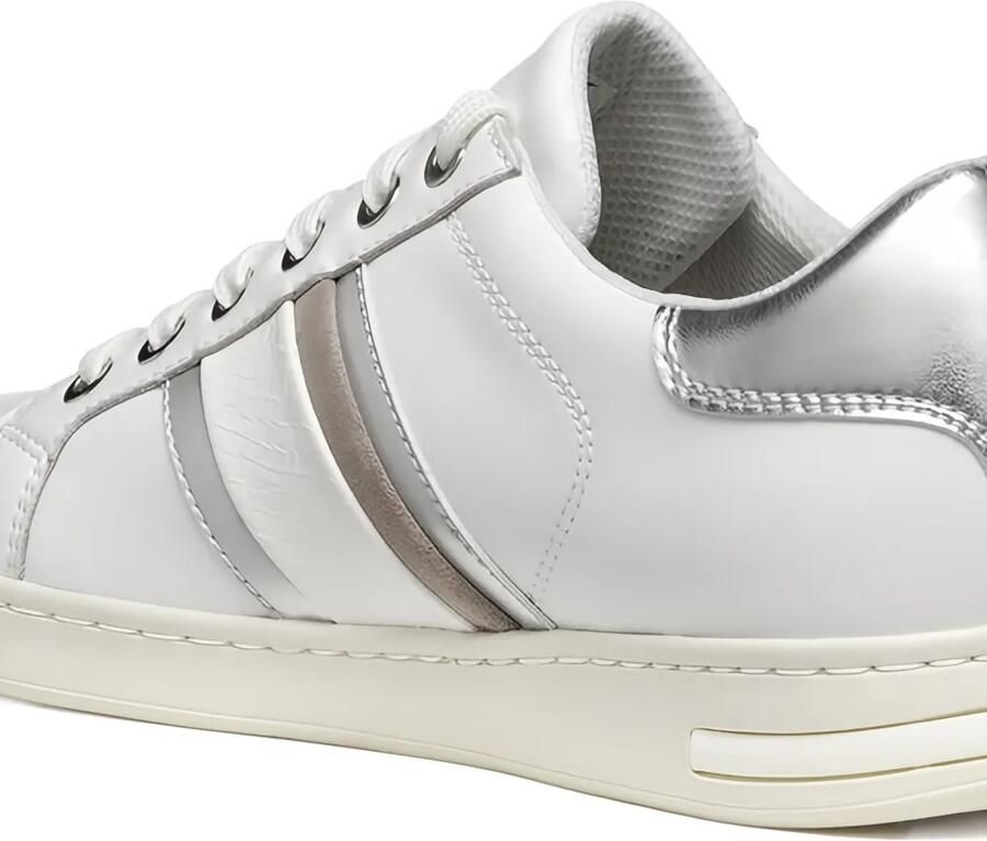 Geox Sneakers met leren vlakken Wit - Foto 2