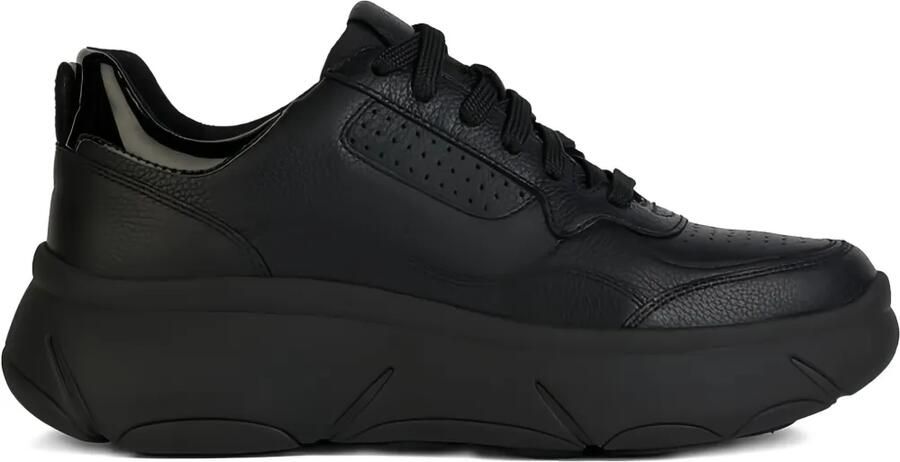 Geox Sneakers met plateauzool Zwart