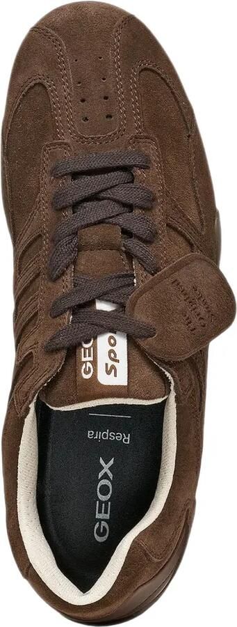 Geox Sneakers met suède vlakken Bruin - Foto 4