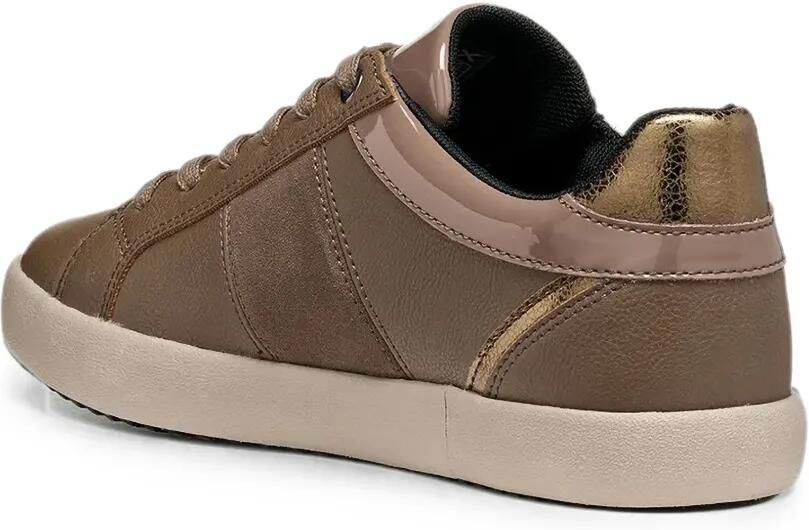 Geox Sneakers met vlakken en rits aan de zijkant Bruin - Foto 3