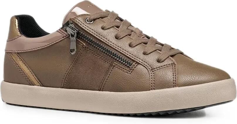 Geox Sneakers met vlakken en rits aan de zijkant Bruin - Foto 4