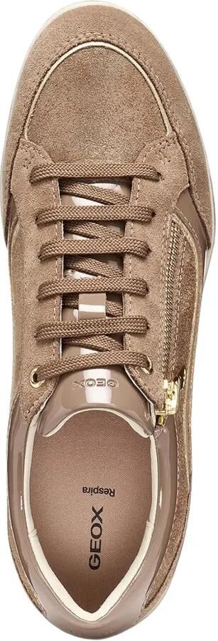 Geox Sneakers met vlakken en rits aan de zijkant Bruin - Foto 4