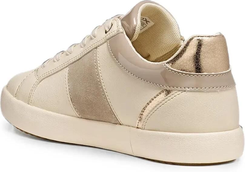 Geox Sneakers met vlakken en ritsdetail Beige - Foto 2