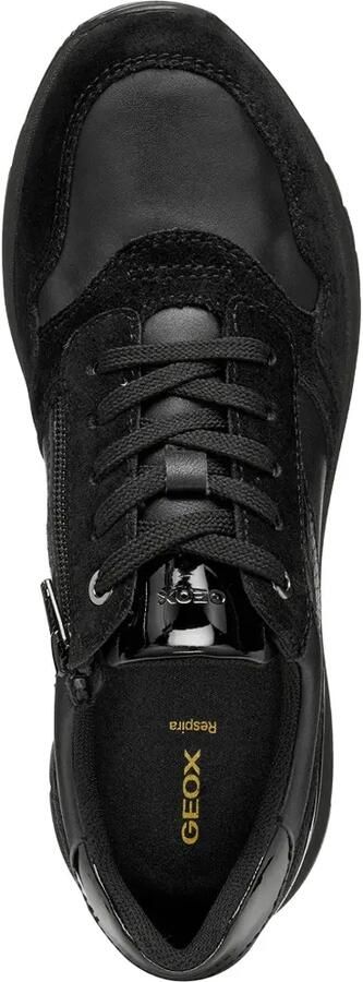 Geox Sneakers met vlakken en slangen-effect Zwart - Foto 5