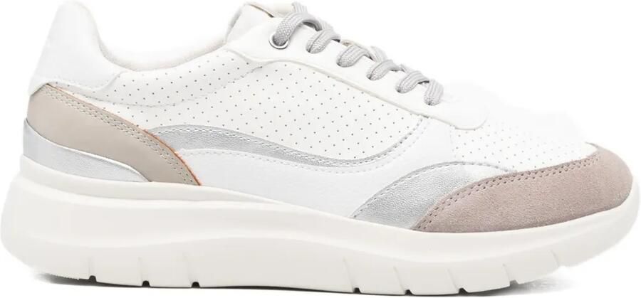 Geox Sneakers met vlakken Wit