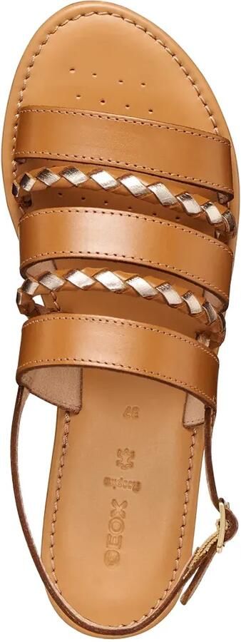 Geox Sozy S sandalen met meerdere bandjes Beige - Foto 4