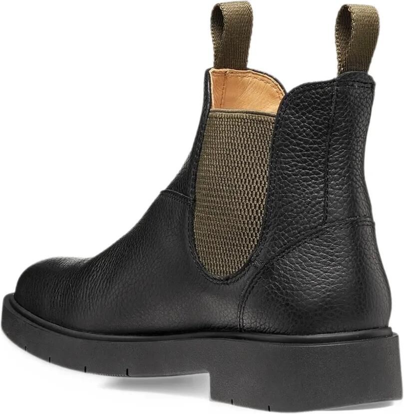 Geox Spherica EC1 B grained leather Chelsea boots Zwart - Foto 2