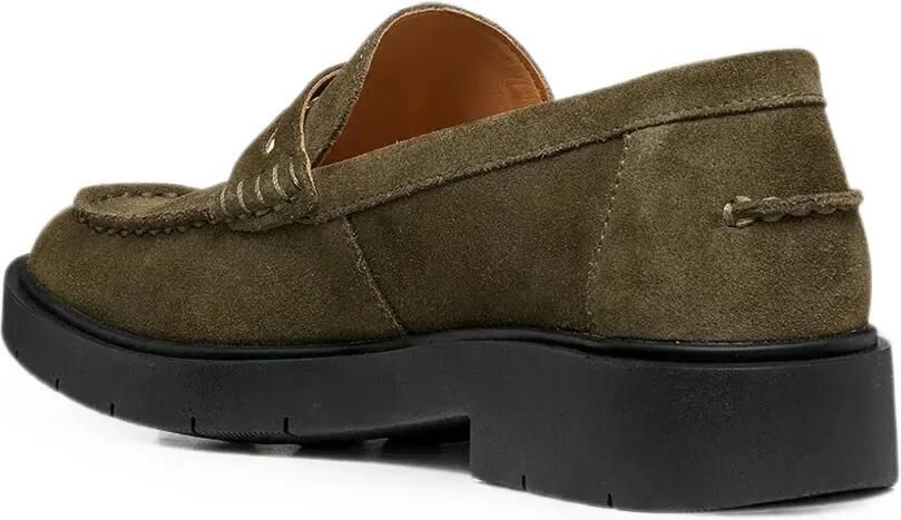 Geox Spherica Ec1 B suède loafers Groen - Foto 2