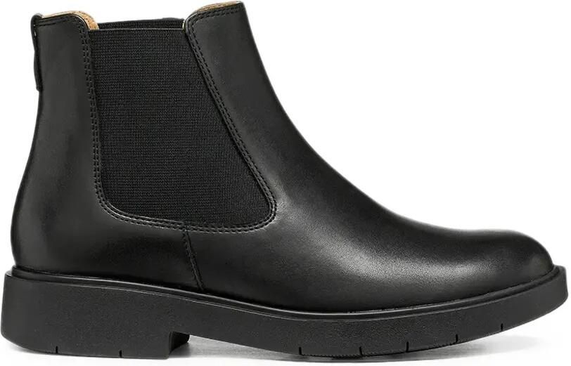 Geox Spherica Ec1 leren Chelsea boots Zwart