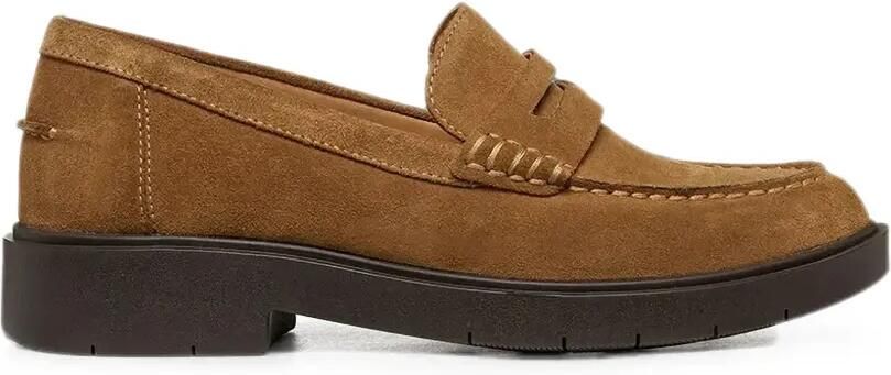 Geox Spherica Ec1 suède loafers Bruin