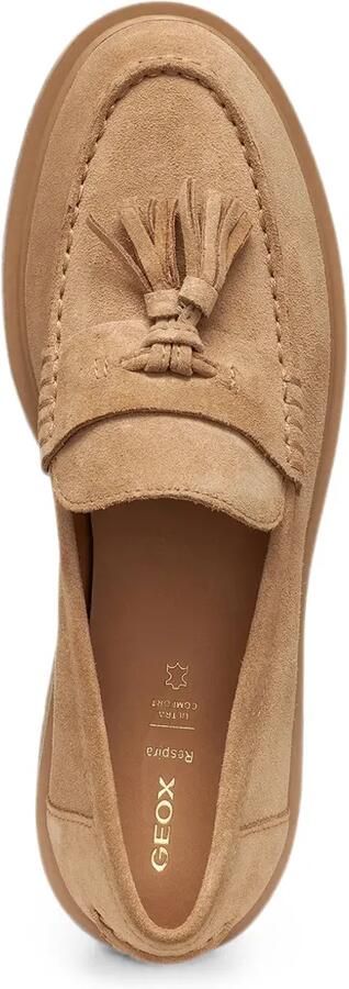 Geox Spherica EC1 suède loafers met kwastje Beige - Foto 5