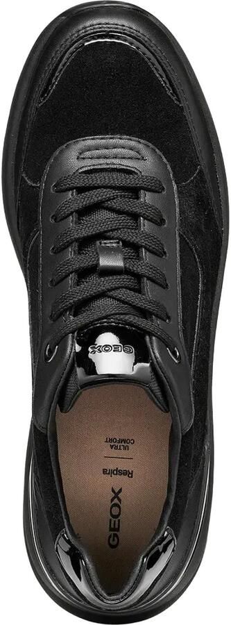 Geox Spherica Ec13 chunky sneakers met lakleren vlakken Zwart - Foto 4