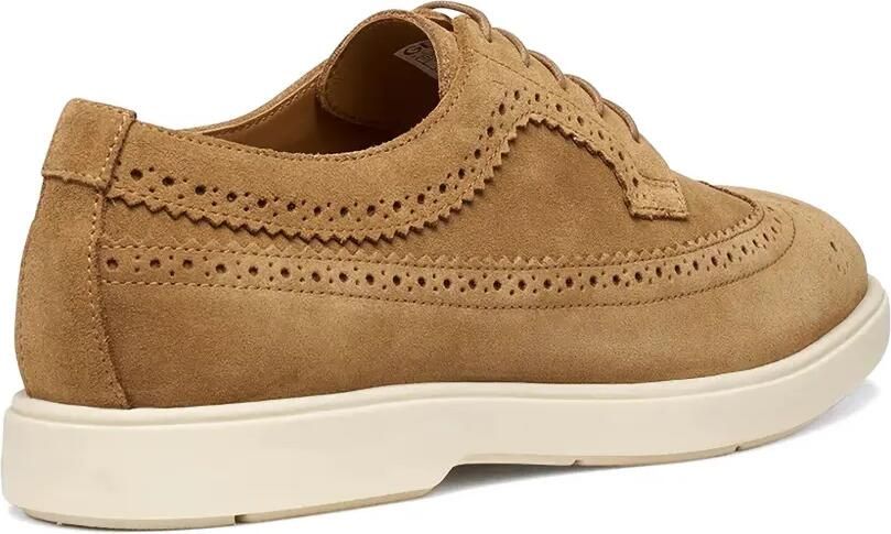 Geox Spherica Ec17 veterschoenen met brogue detail Bruin - Foto 3