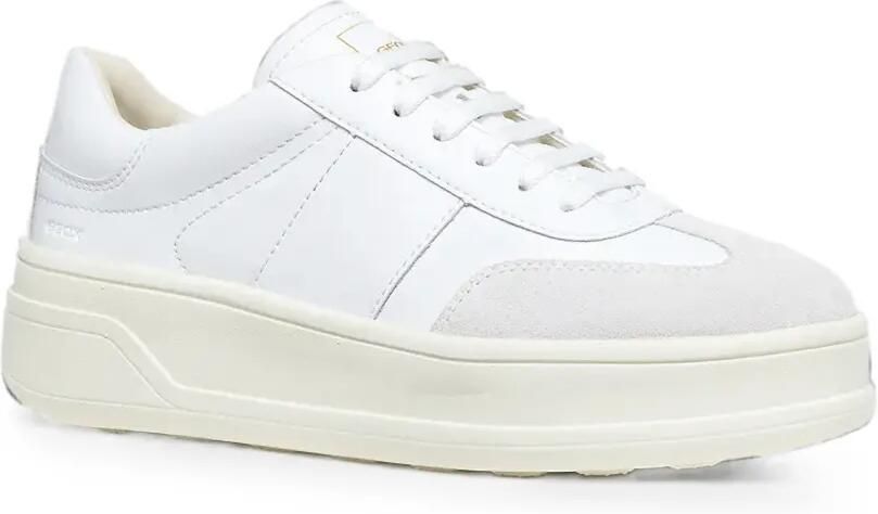 Geox Spherica Ecub-2 sneakers met plateauzool Wit - Foto 4