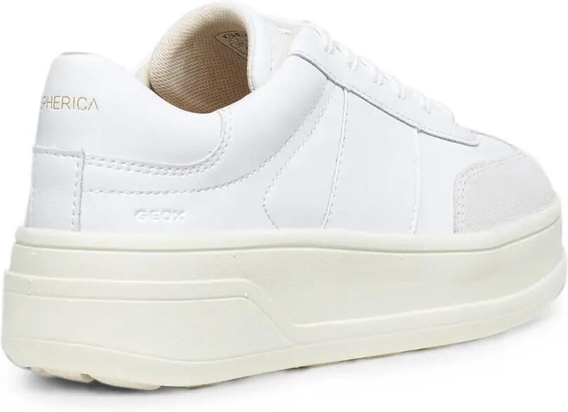 Geox Spherica Ecub-2 sneakers met plateauzool Wit - Foto 2