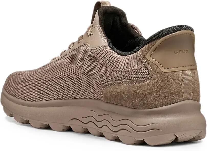Geox Spherica gebreide sneakers met vlak Beige - Foto 3