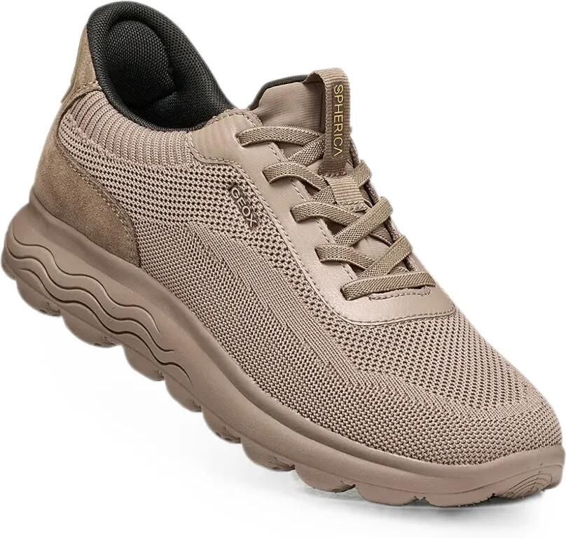 Geox Spherica gebreide sneakers met vlak Beige - Foto 2