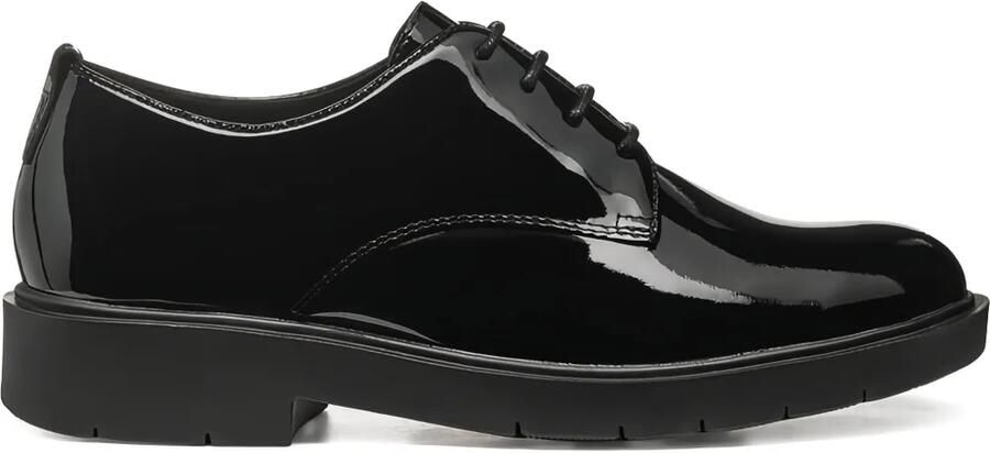 Geox Spherica lakleren derby veterschoenen Zwart